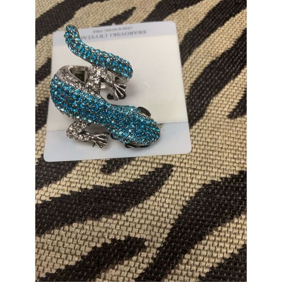 Bling Embellished Salamander Ring - Picture 5 of 5